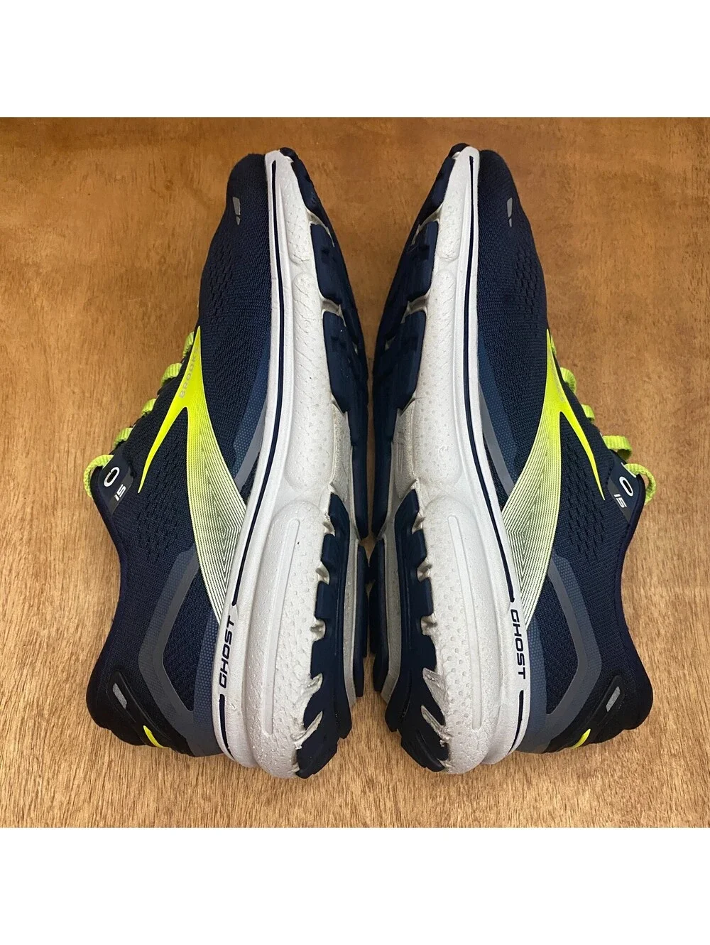 Brooks Ghost 15 Shoes Mens Sz 8.5 Peacoat Nightlife Blue 1103931D429 *No Insoles